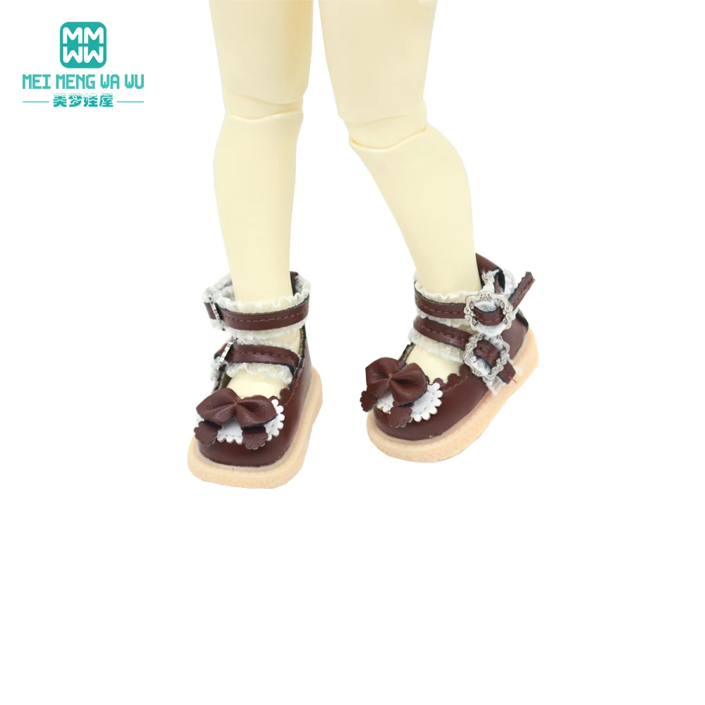 Fits 30cm 1/6 BJD YOSD MYOU Doll Fashion White High Boots, Lace Shoes Toys Gift
