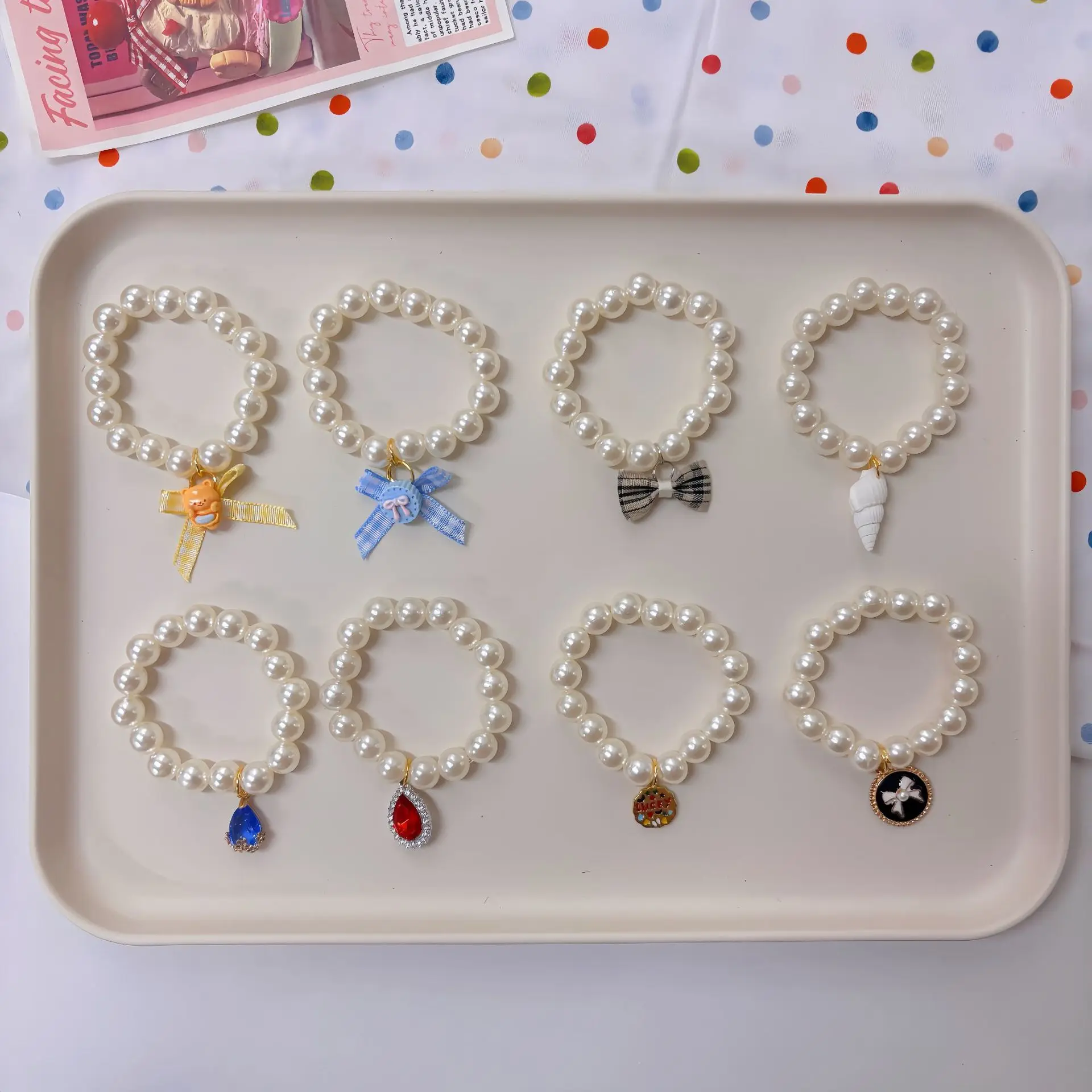 Elegant Pearl Necklace Accessory For 15/17cm Labubu Dolls Perfect For I/II/III Generations  Glamorous Sitting Party Outfits