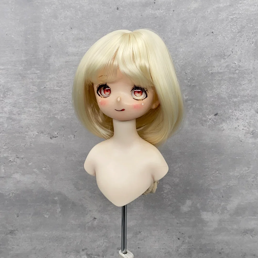 Yutotue Doll's Short Hair for 1/3 1/4 1/6 BJD Doll Fashion Doll DIY Change Dolls Wigs