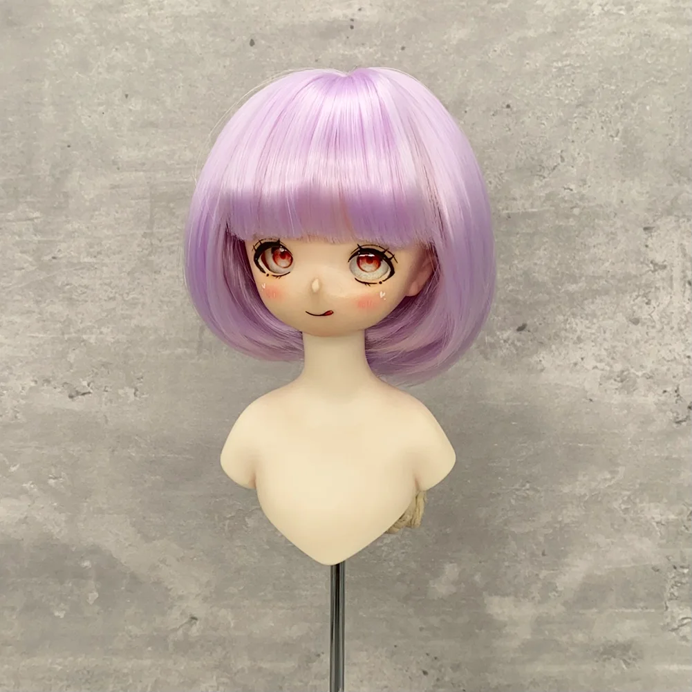 Yutotue Doll's Short Hair for 1/3 1/4 1/6 BJD Doll Fashion Doll DIY Change Dolls Wigs