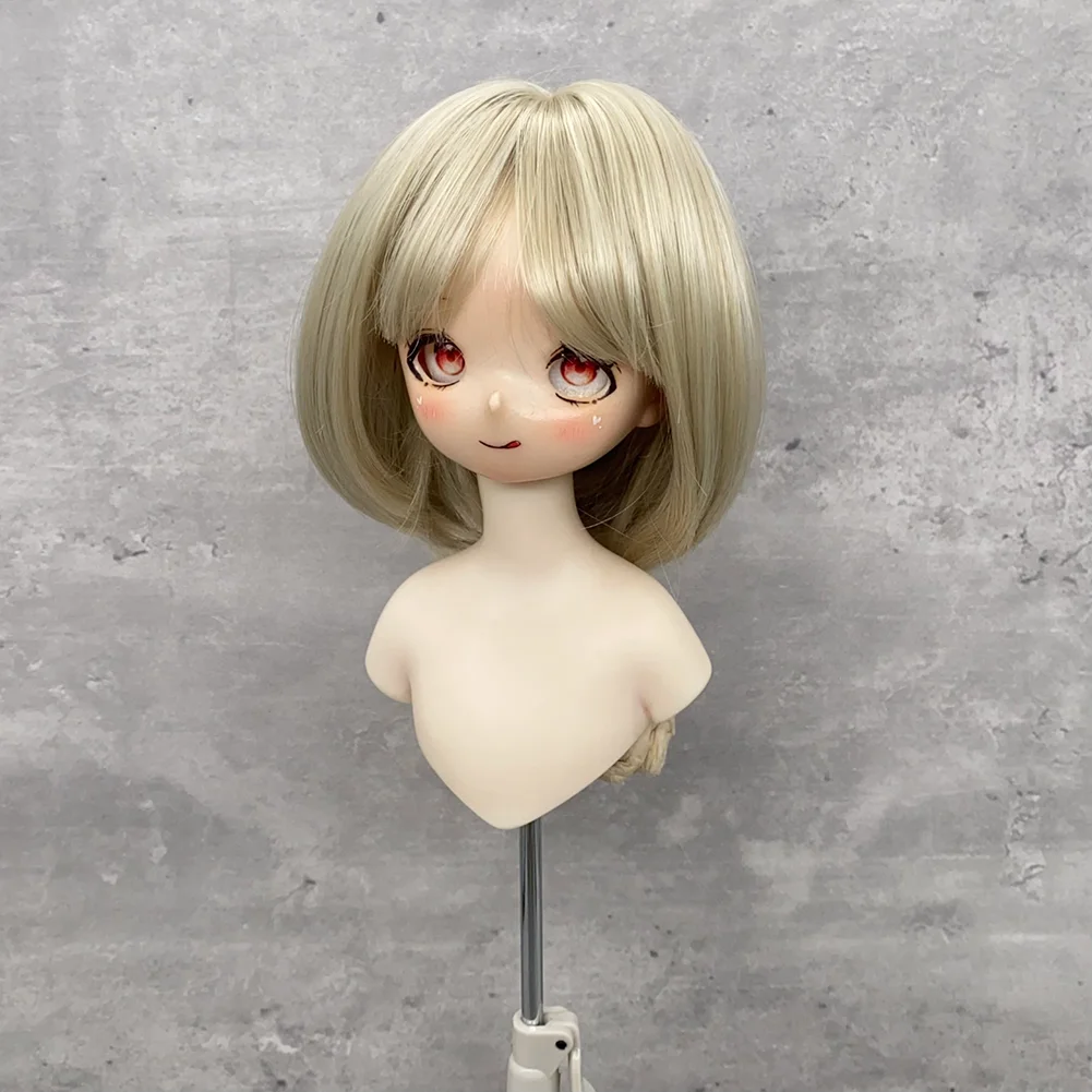 Yutotue Doll's Short Hair for 1/3 1/4 1/6 BJD Doll Fashion Doll DIY Change Dolls Wigs