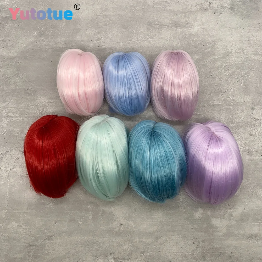 Yutotue Doll's Short Hair for 1/3 1/4 1/6 BJD Doll Fashion Doll DIY Change Dolls Wigs