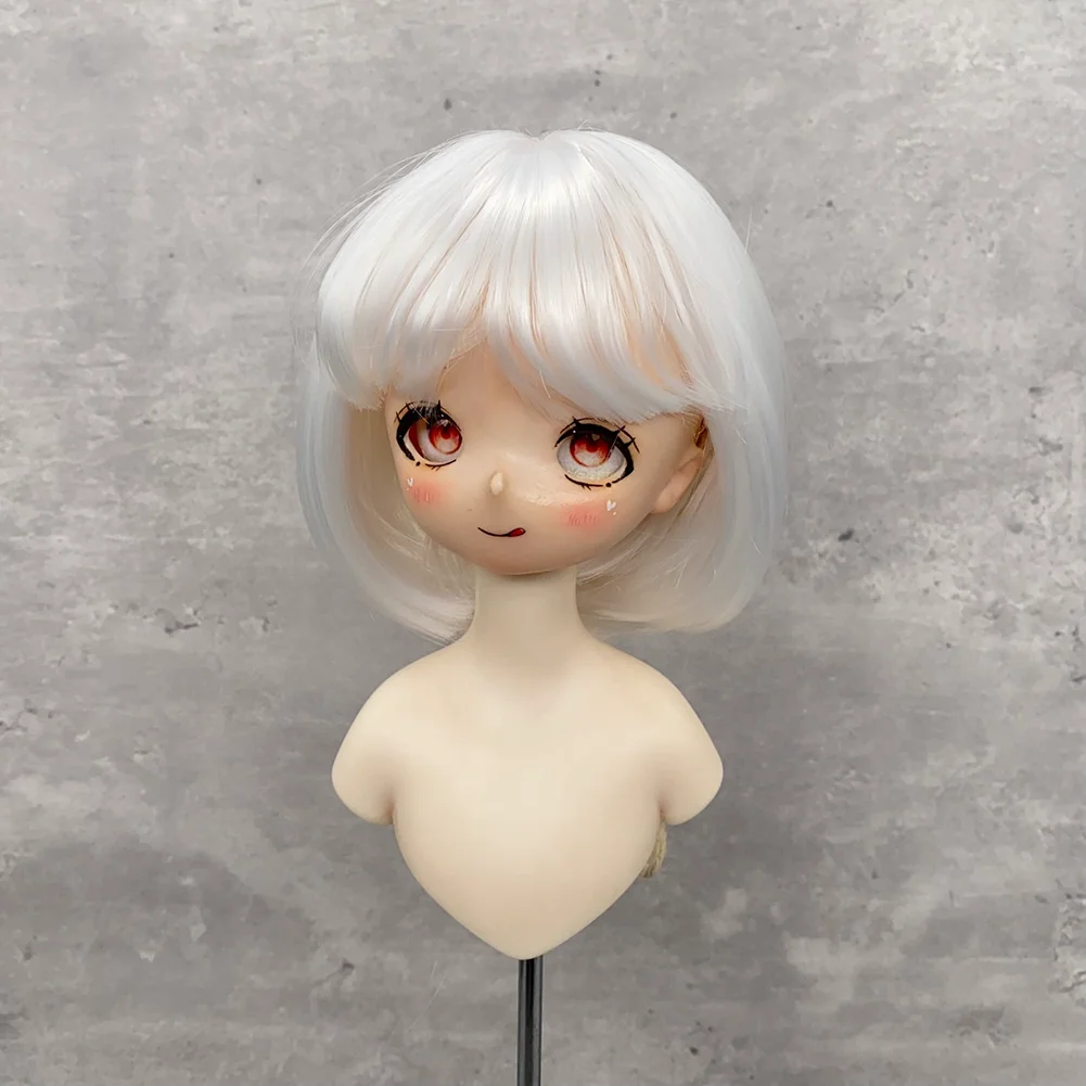 Yutotue Doll's Short Hair for 1/3 1/4 1/6 BJD Doll Fashion Doll DIY Change Dolls Wigs