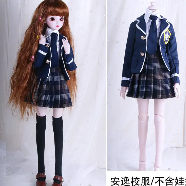 60cm Handmade Toy Dress Clothes Set for 1/3 23inch BJD Doll Accessory Collection