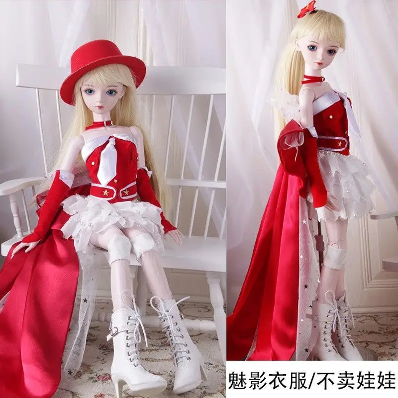 60cm Handmade Toy Dress Clothes Set for 1/3 23inch BJD Doll Accessory Collection
