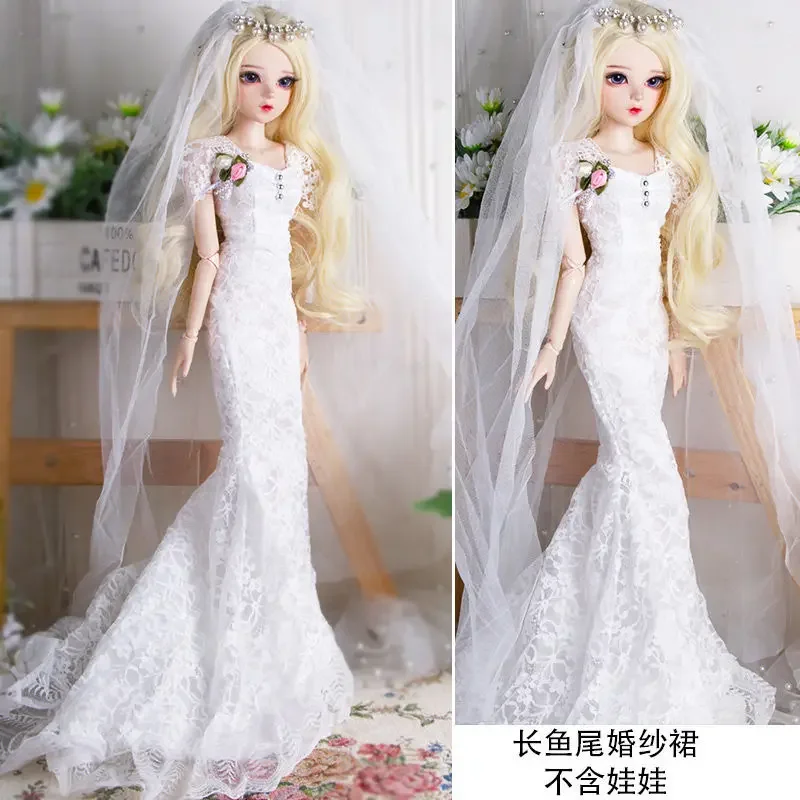 60cm Handmade Toy Dress Clothes Set for 1/3 23inch BJD Doll Accessory Collection