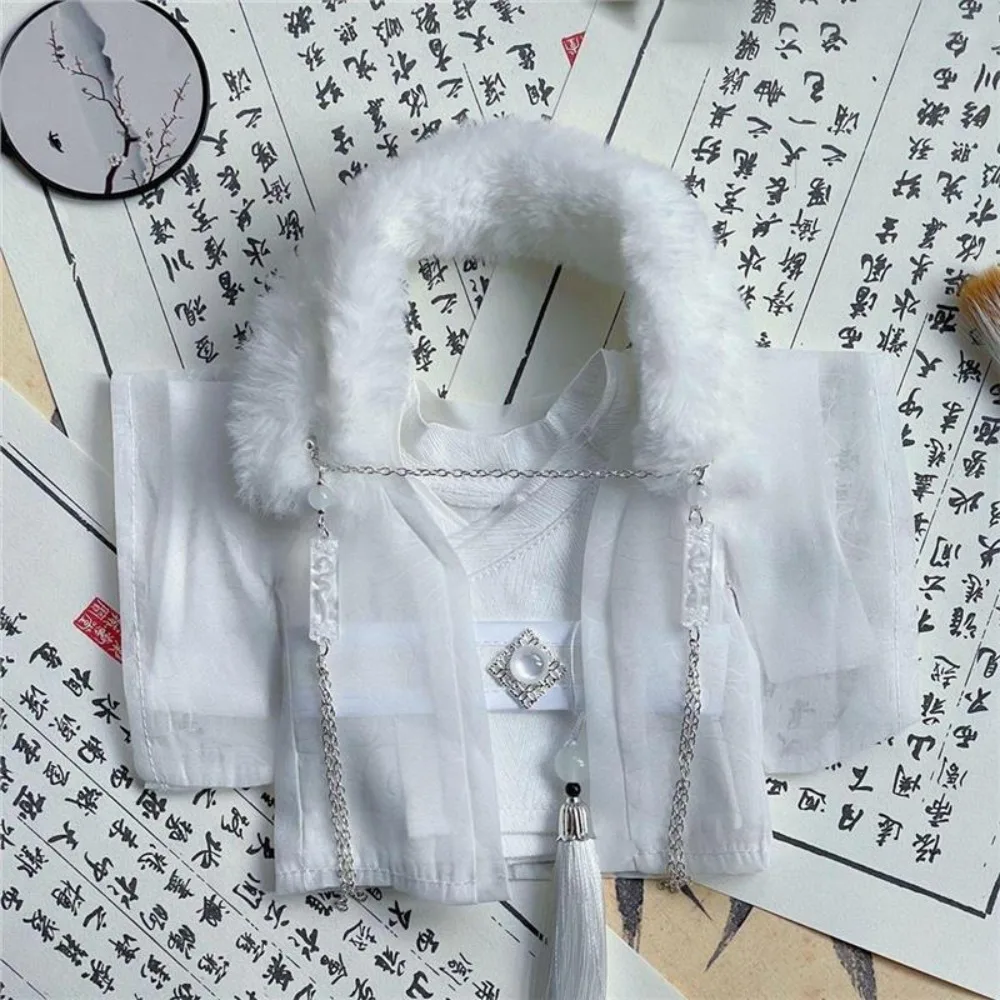 Kawaii 20CM Doll Clothes Ancient Style Set Fashion Cool Robe Doll Outfit Costume Accessories Doll Outfit