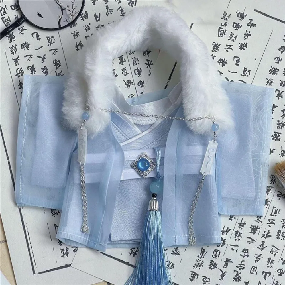 Kawaii 20CM Doll Clothes Ancient Style Set Fashion Cool Robe Doll Outfit Costume Accessories Doll Outfit