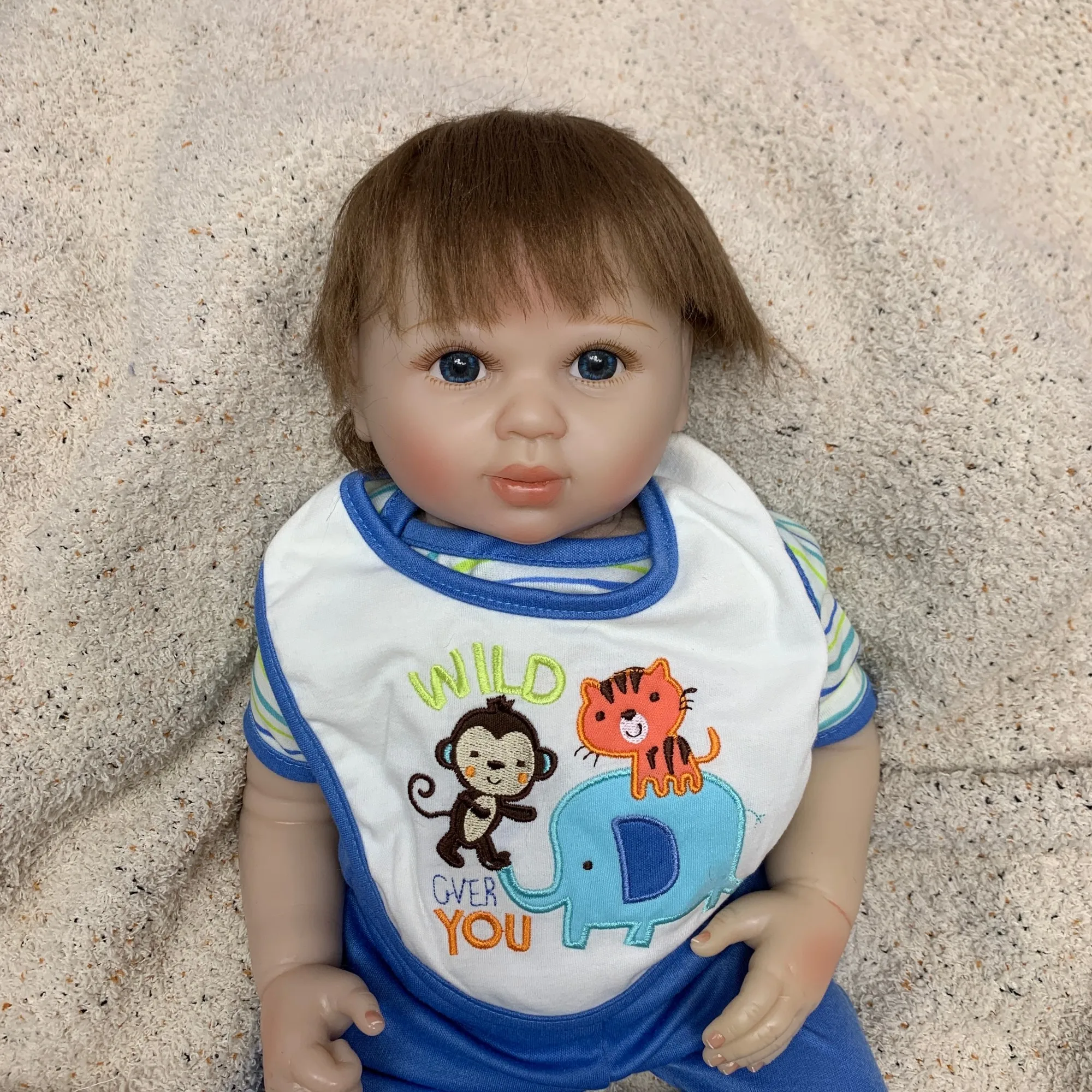 AWW! 18-20inch Reborn Toddler Doll 20inch Newborn Baby Doll Lifelike Bebe Realistic Doll Toy Boneca Brinquedo
