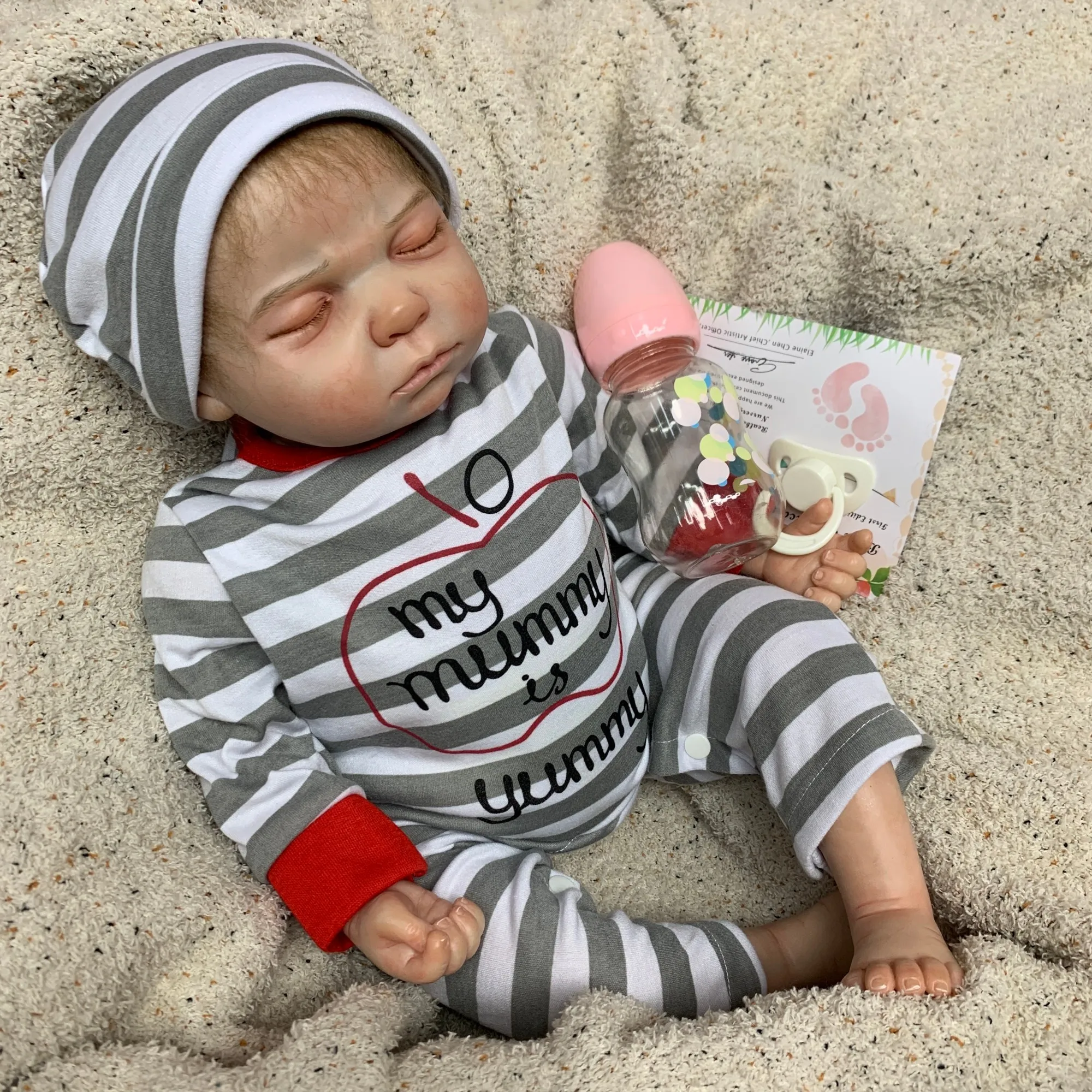 AWW! 18-20inch Reborn Toddler Doll 20inch Newborn Baby Doll Lifelike Bebe Realistic Doll Toy Boneca Brinquedo