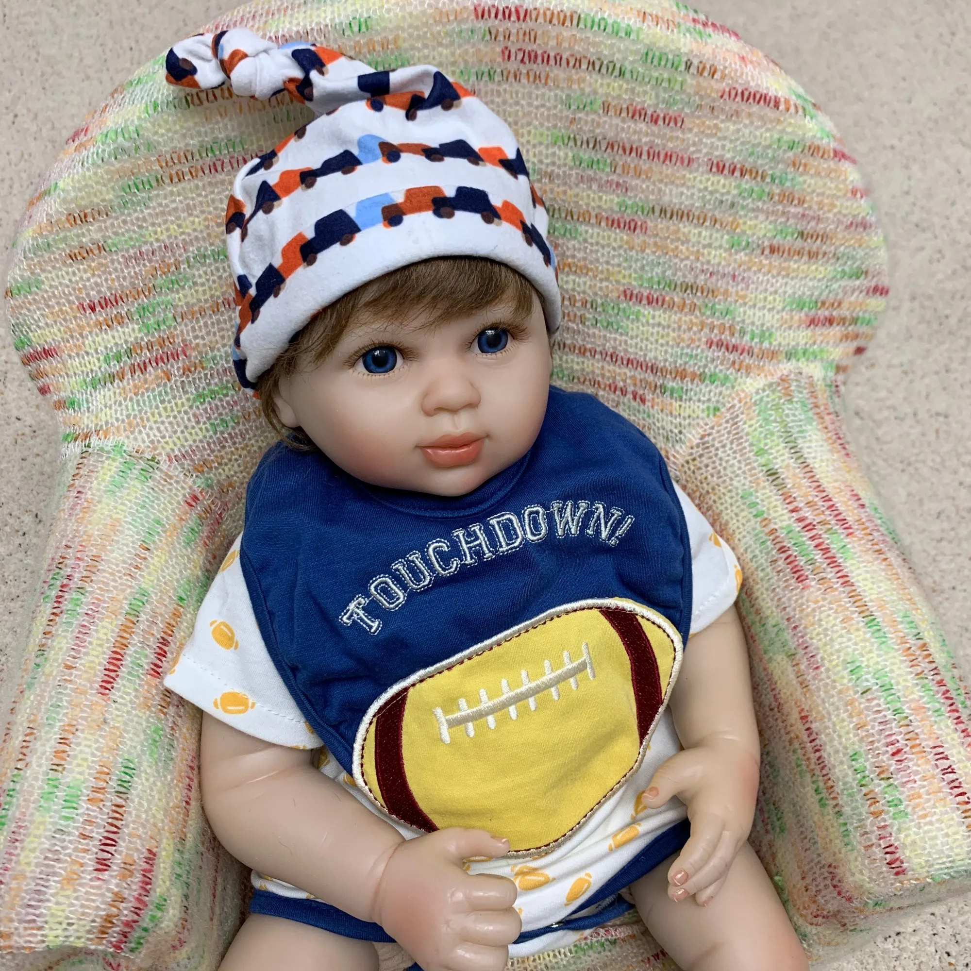 AWW! 18-20inch Reborn Toddler Doll 20inch Newborn Baby Doll Lifelike Bebe Realistic Doll Toy Boneca Brinquedo