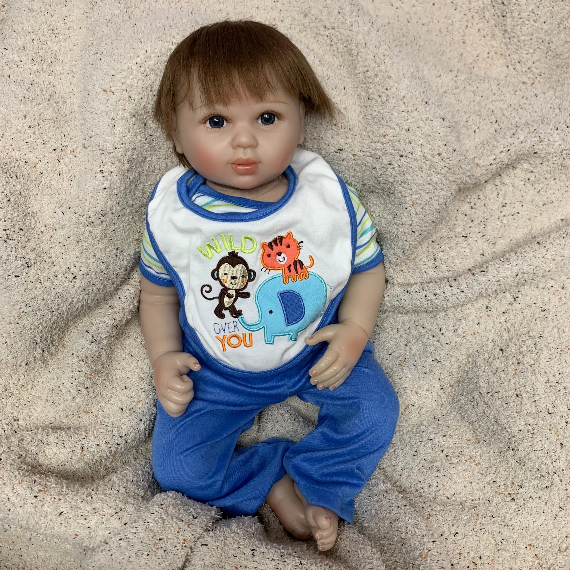 AWW! 18-20inch Reborn Toddler Doll 20inch Newborn Baby Doll Lifelike Bebe Realistic Doll Toy Boneca Brinquedo