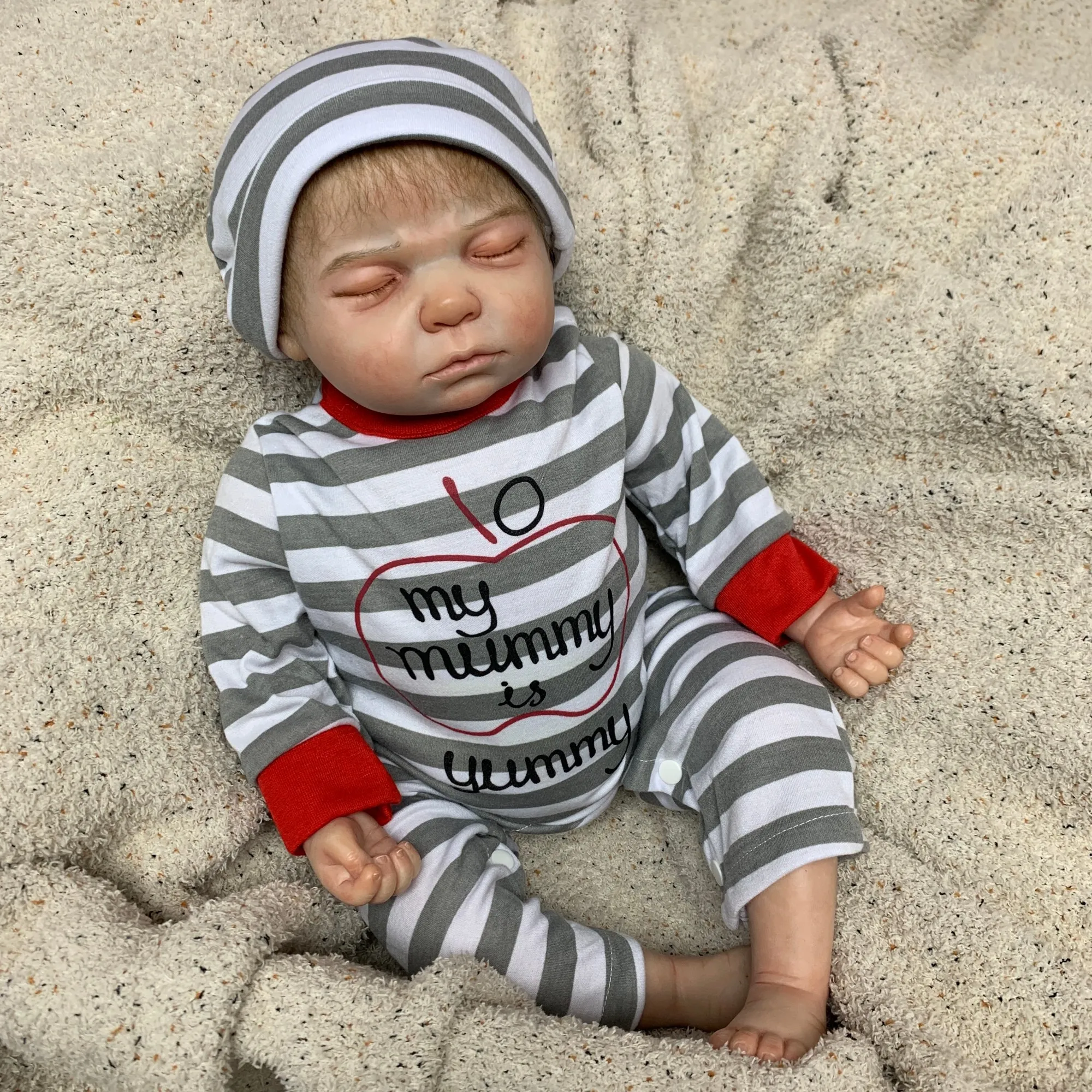 AWW! 18-20inch Reborn Toddler Doll 20inch Newborn Baby Doll Lifelike Bebe Realistic Doll Toy Boneca Brinquedo