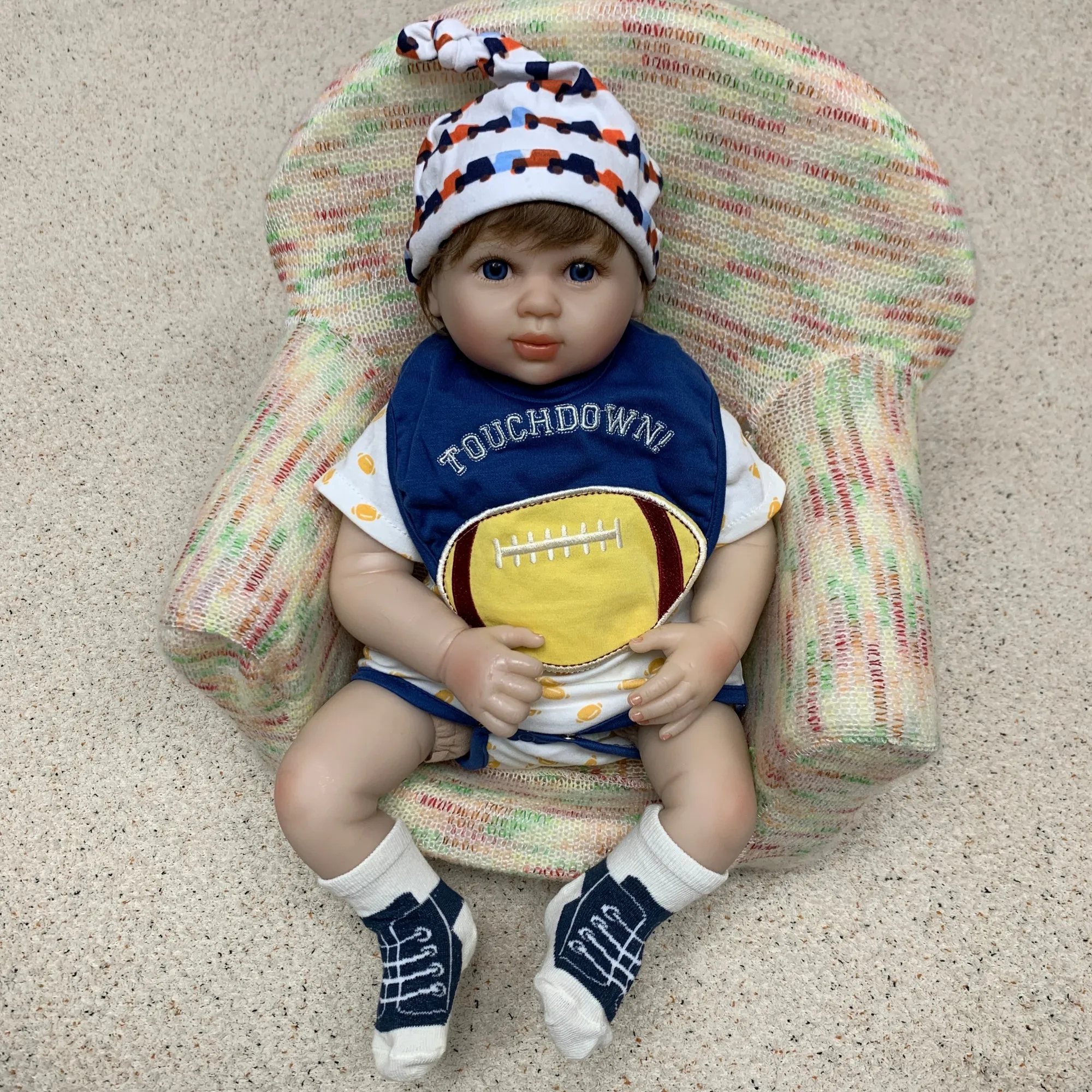 AWW! 18-20inch Reborn Toddler Doll 20inch Newborn Baby Doll Lifelike Bebe Realistic Doll Toy Boneca Brinquedo