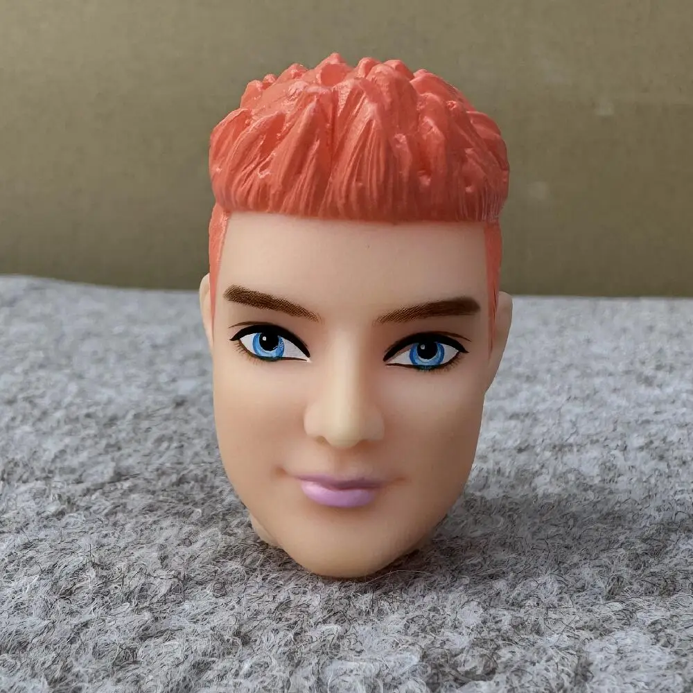 1/6 Boys Doll Heads Prince Ken Heads Solid Boy Head For 30cm Body Kids Boys Girls DIY Toys Birthday Gifts