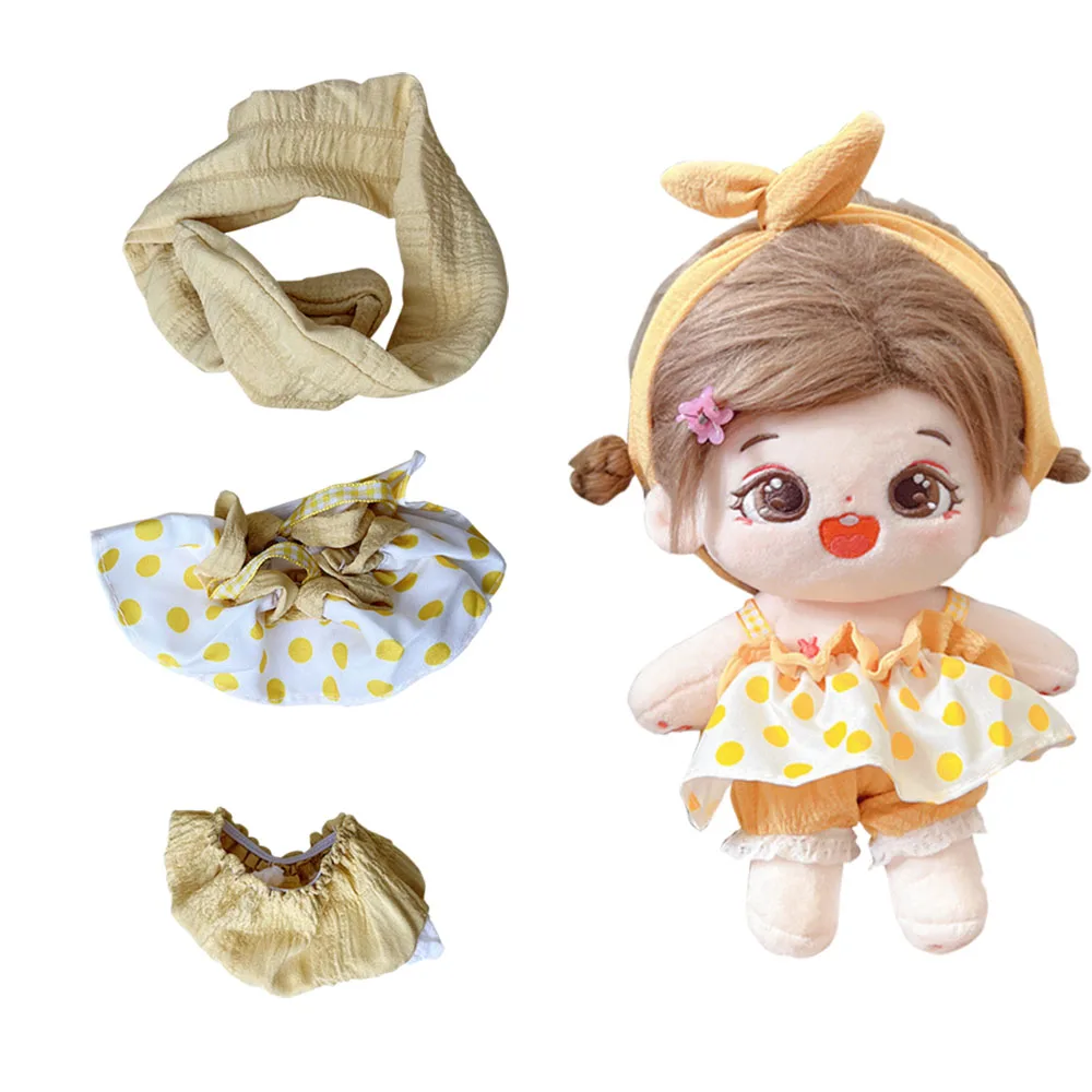 Cute Cosplay Clothes for 20cm Cotton Doll Princess Maid Dress Up Figures Lolita Clothing Set Kids Dolls Skirt Birthday Toys Gift