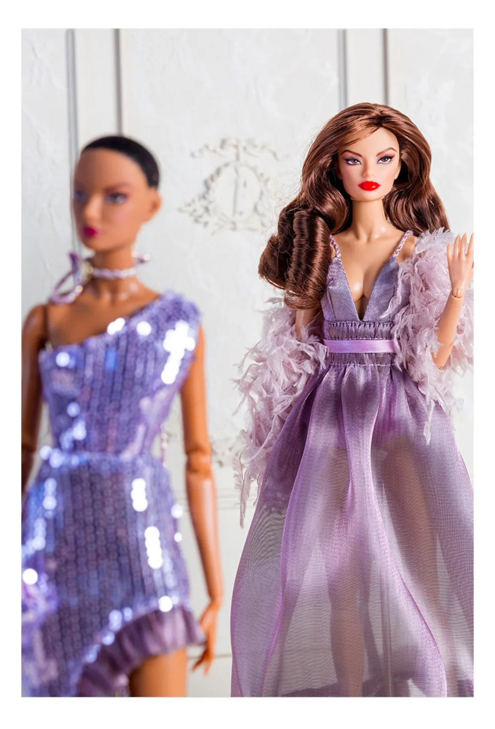 Dream Series Supermodel Doll Clothes Suit Fashion European Doll Luxurious Outfit DIY with Shoes for 30~32cm Supermodel Doll