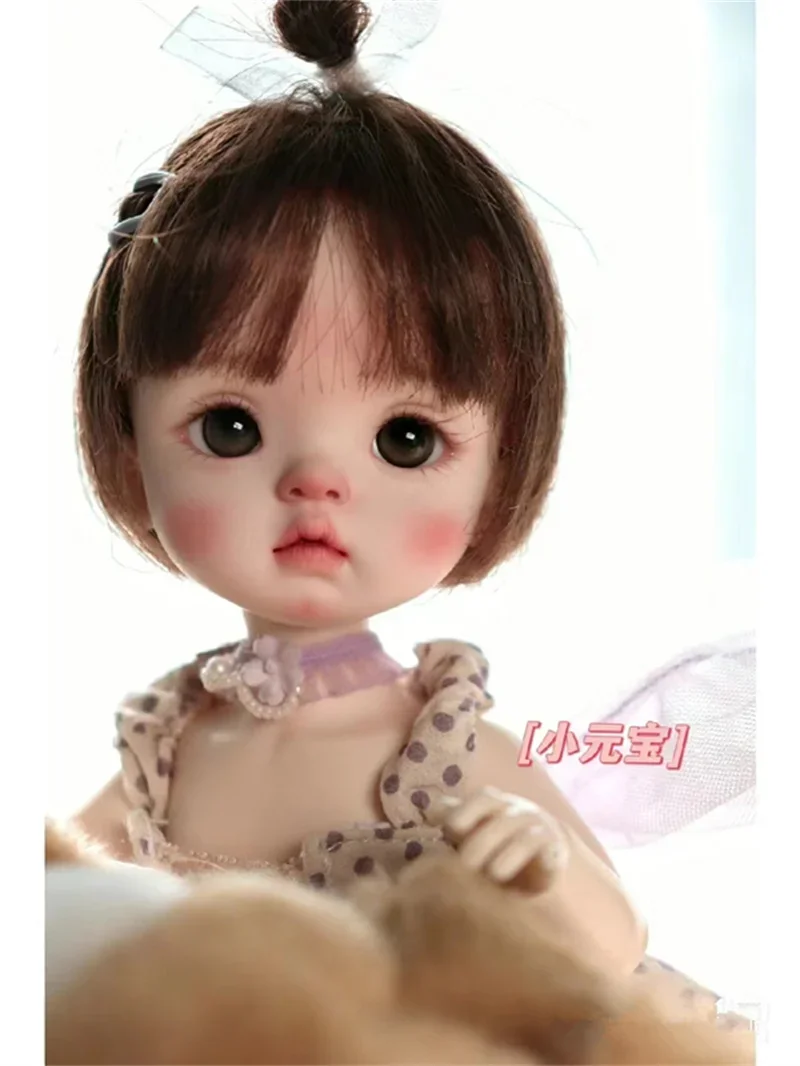 25cm Big Head Q-baby SD BJD Doll for Girls 1/6 Scale Resin Toy Birthday Gift with Makeup Feature Free Shipping