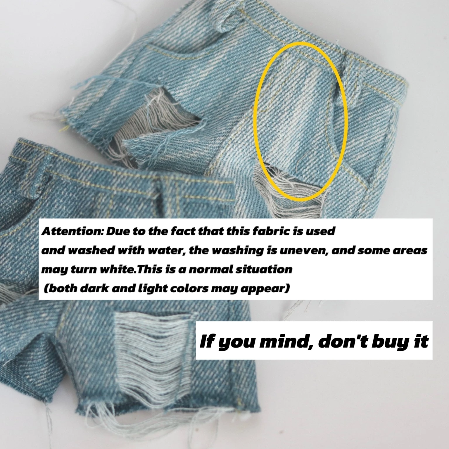 1/4 BJD Doll Clothes Baby Clothes Hollow-knit Blouse Broken Hole Smock Denim Washed Broken Hole Jean Shorts Vintage Jeans