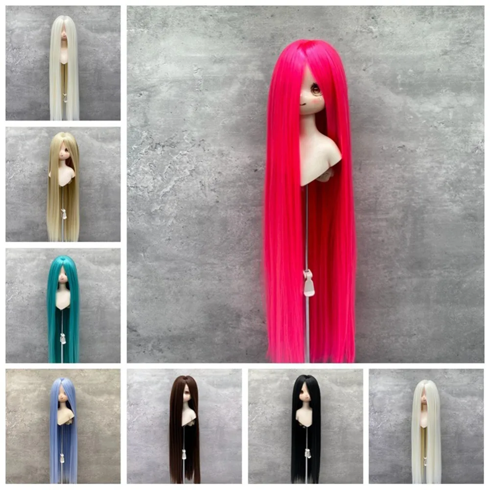 Yutotue Dolls Long Straight Hair Wigs for 1/3 1/4 1/6 Ball Jointed Doll BJD Fashion Doll DIY Replace Toy