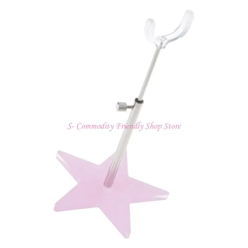 85AE Plastic Doll Stand For 1/8 1/12 Action Figures With Enhanced Stability Doll Display Holder for Exhibition