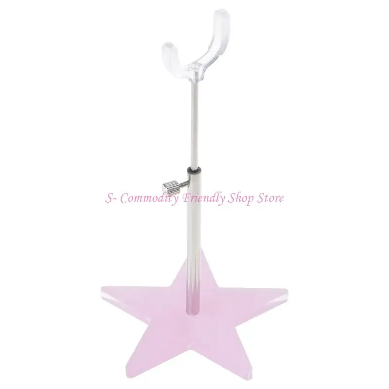 85AE Plastic Doll Stand For 1/8 1/12 Action Figures With Enhanced Stability Doll Display Holder for Exhibition