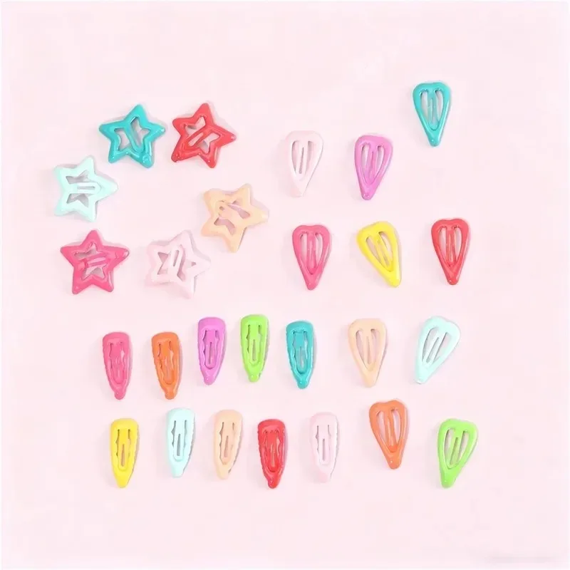 For BJD Blythe Doll 1/6 1/12 OB11 Hairpins Hair Headwear Colorful Mini 2.5cm 3cm Bangs Hair Clip Clothing Clothes Accessories