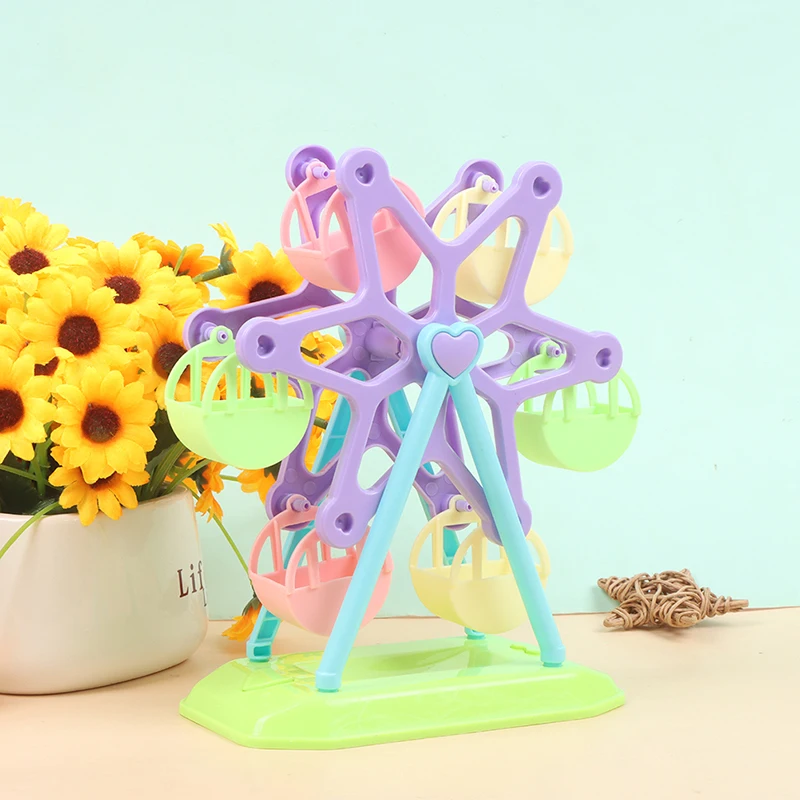 1Pcs Rotating Ferris Wheel Model Toy Baby Stroller Early Education Toy Stroller Toy