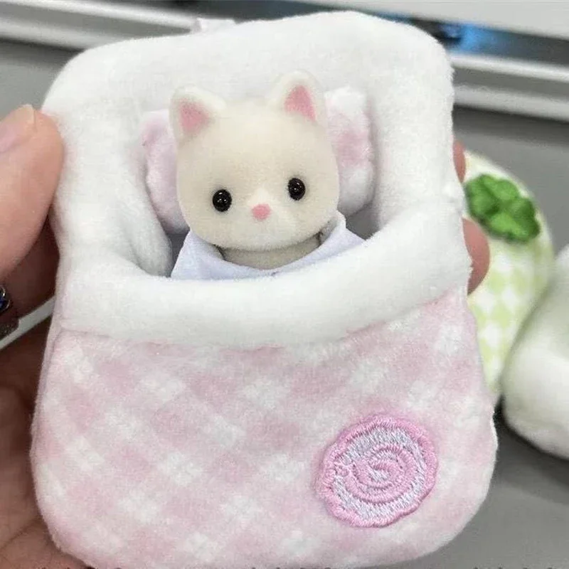 For/Cloth Sylvanian Families Cute Clothes Sleeping Bag Storage Bag Mini Doll Room Decoration FurnitureHot