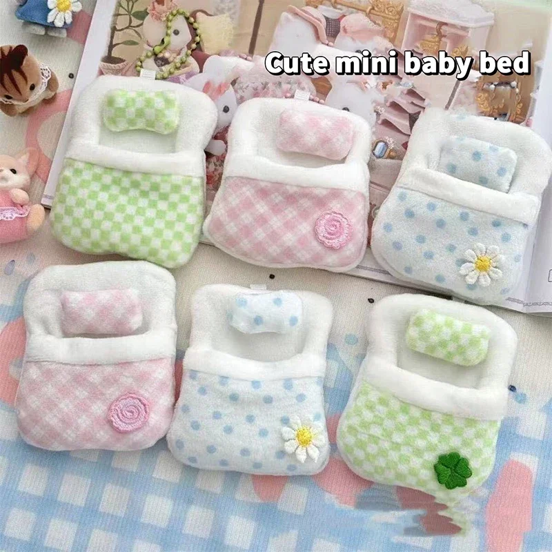 For/Cloth Sylvanian Families Cute Clothes Sleeping Bag Storage Bag Mini Doll Room Decoration FurnitureHot