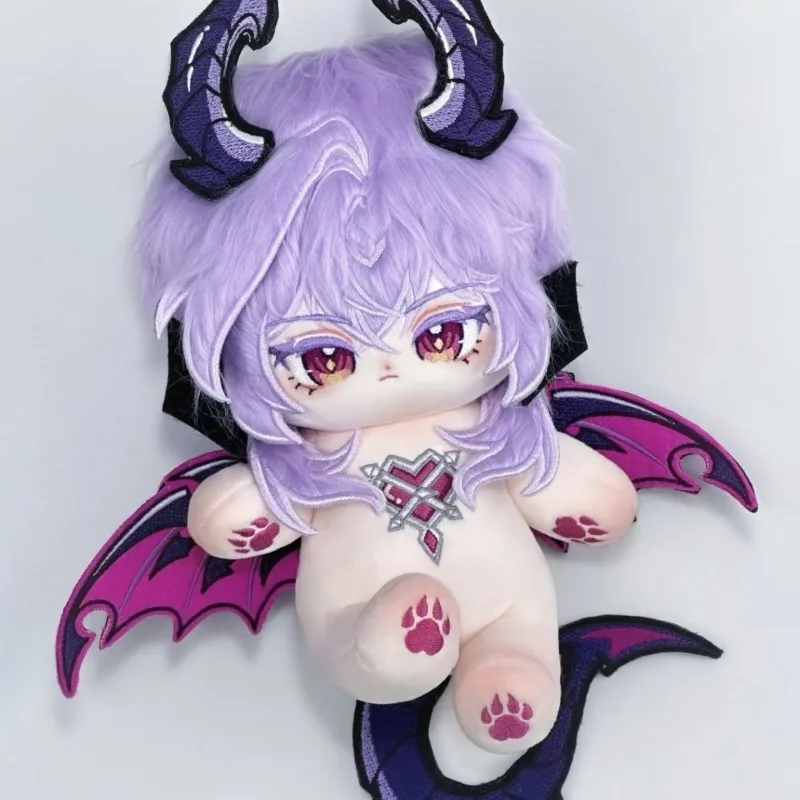 20cm Anime Game Genshin Impact Durin Kawaii Cosplay Soft Cotton Doll Body With Wings Tail Cartoon Dress Up Toy Figures Fans Gift