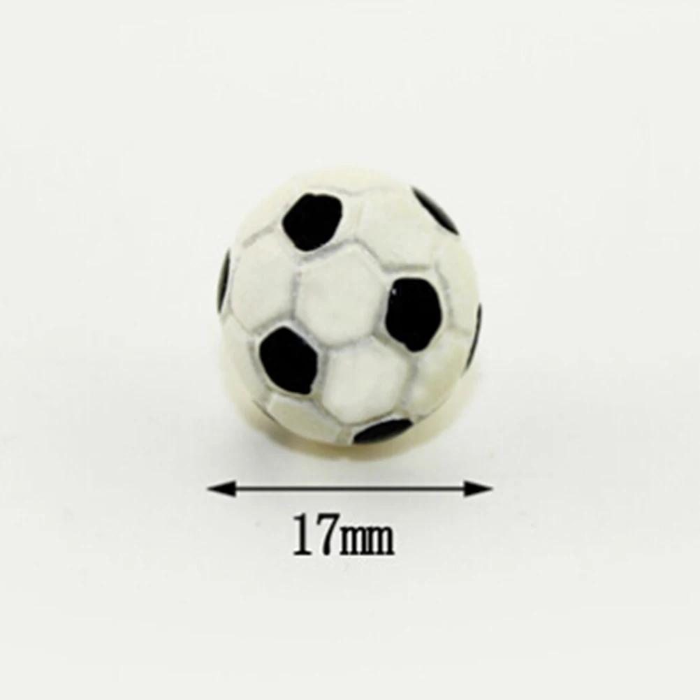 1Pcs 1:6/1:12 Dollhouse Miniature Sports Balls Soccer Football and Basketball Decor