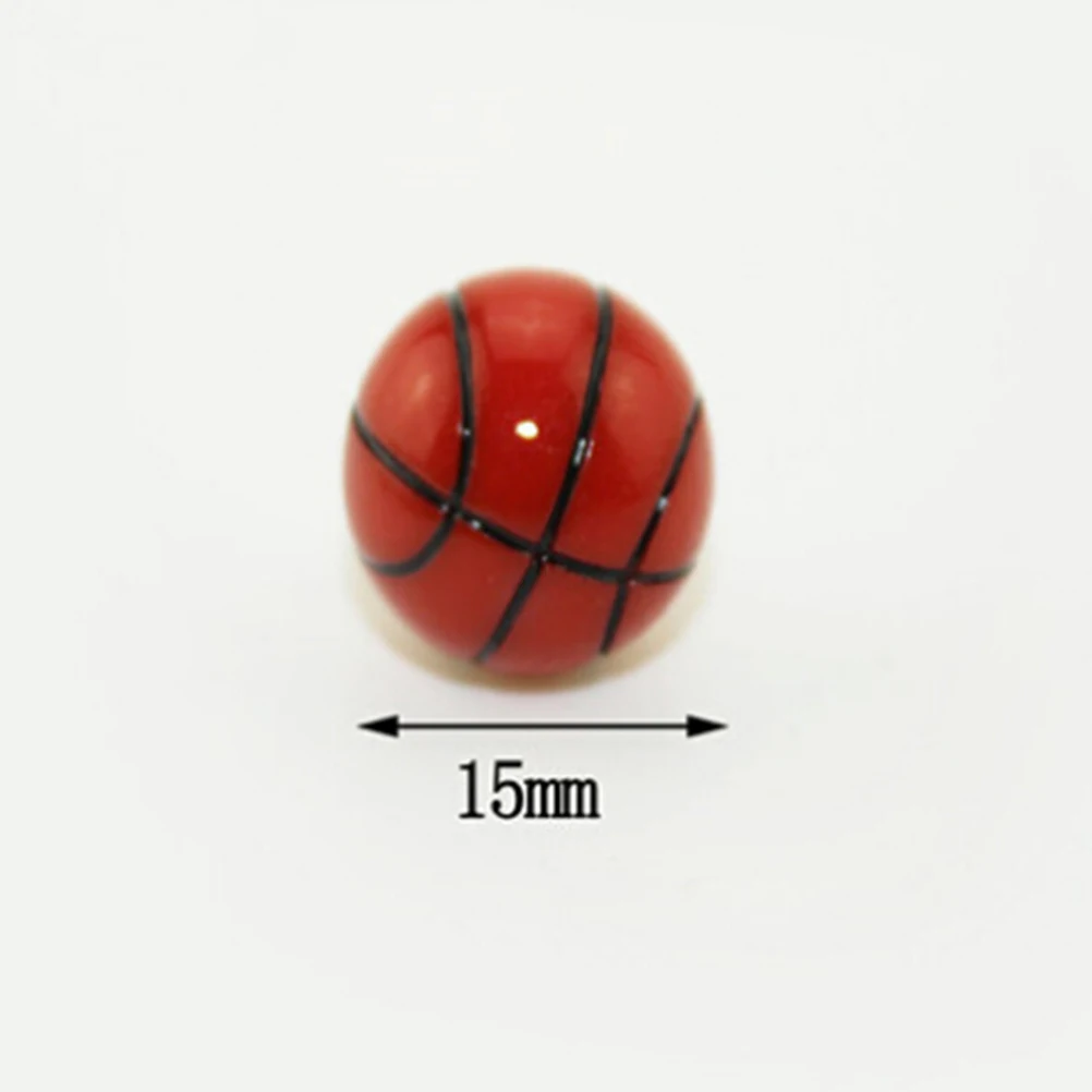 1Pcs 1:6/1:12 Dollhouse Miniature Sports Balls Soccer Football and Basketball Decor