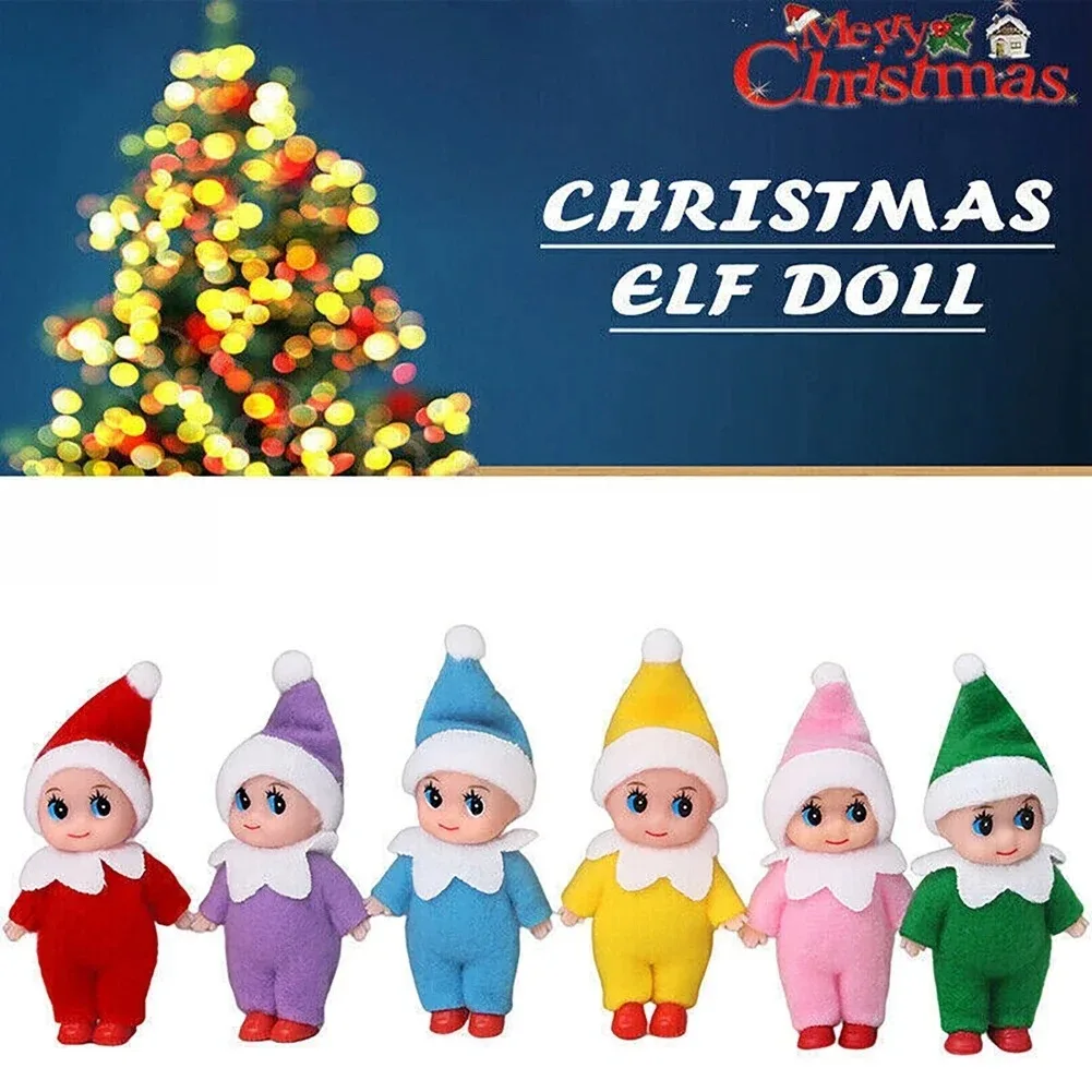 /Christmas Baby Elf Doll Pendants Xmas Oranments Merry Christmas Decor Gifts Noel Happy New Year Natal Kids Gifts