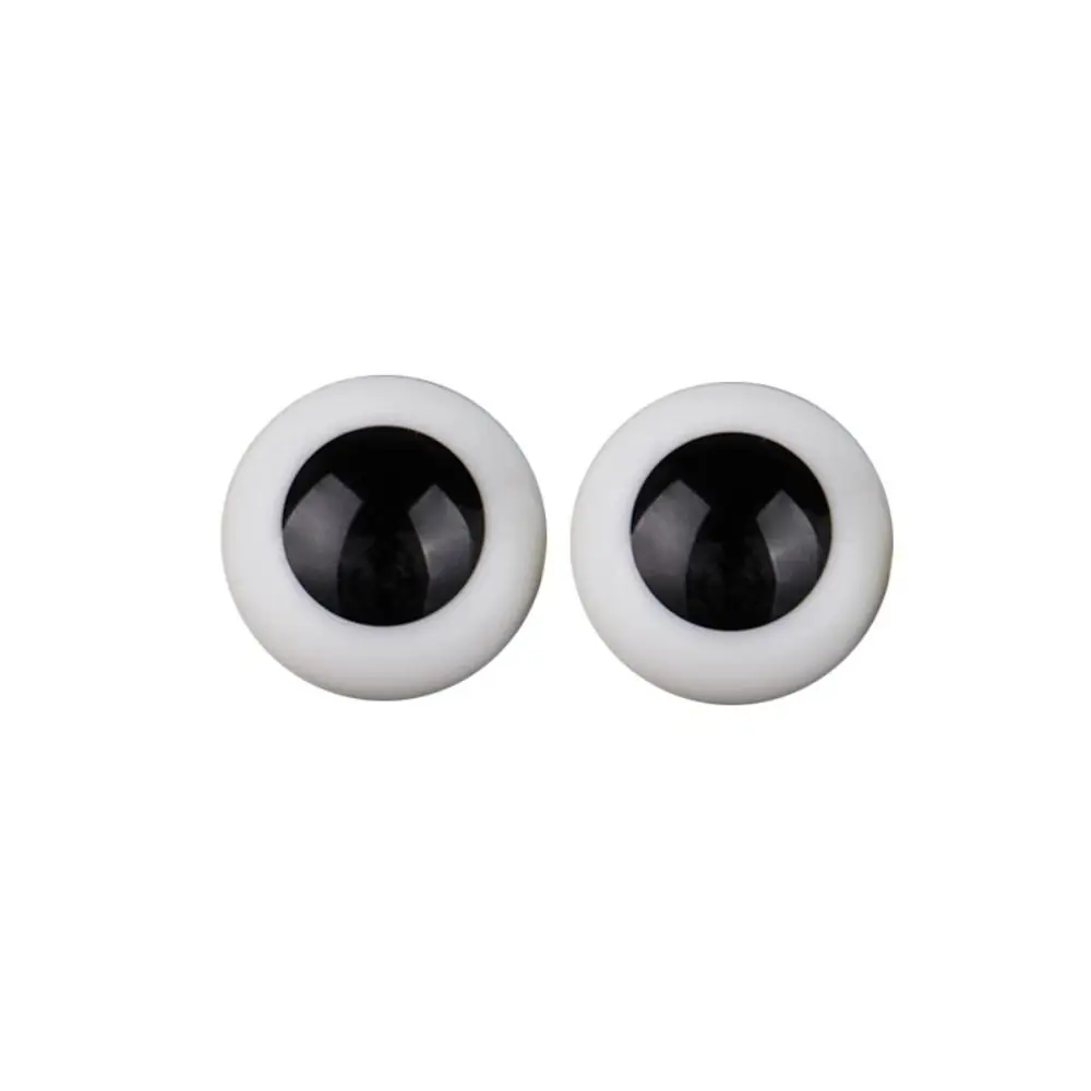 4mm 6mm 8mm 10mm Glass Eyes Eyeball Handle Style Black DIY Doll Making Crafts Accessories Black Pearl Eyes
