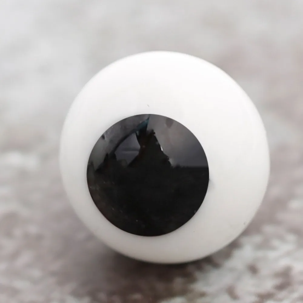 4mm 6mm 8mm 10mm Glass Eyes Eyeball Handle Style Black DIY Doll Making Crafts Accessories Black Pearl Eyes