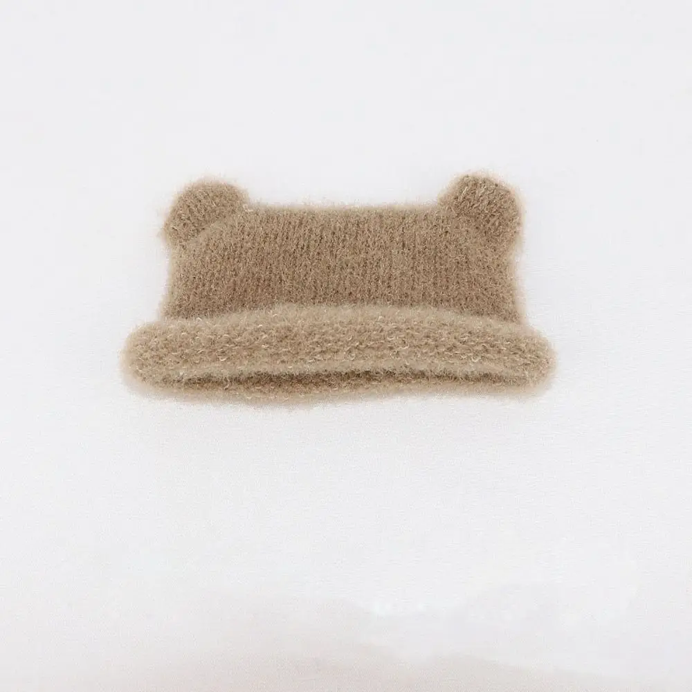 New Mini Dollhouse Miniature Hat Handmade 5 Styles Tassel Straw Hat Doll House Ornament Hand Weaved Hats 10cm Cotton Dolls