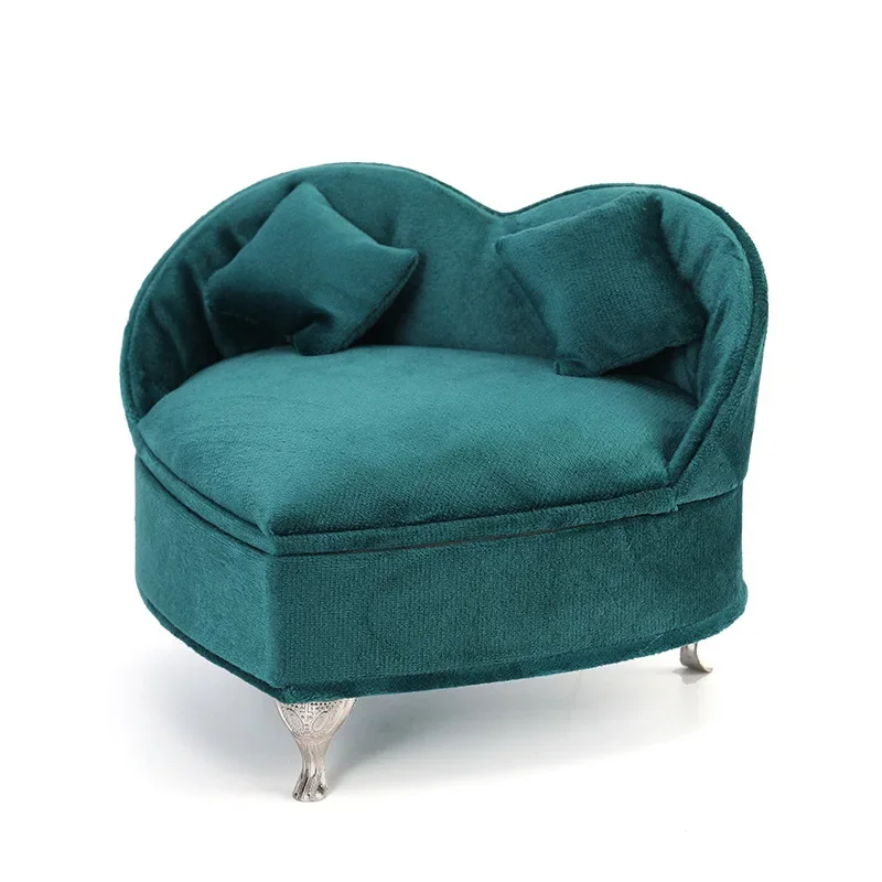 Fashion 1/6 BJD Dolls Sofa Chair BJD Doll Furniture Jewelry Storage Box Dolls Photo Props Dolls Accessories