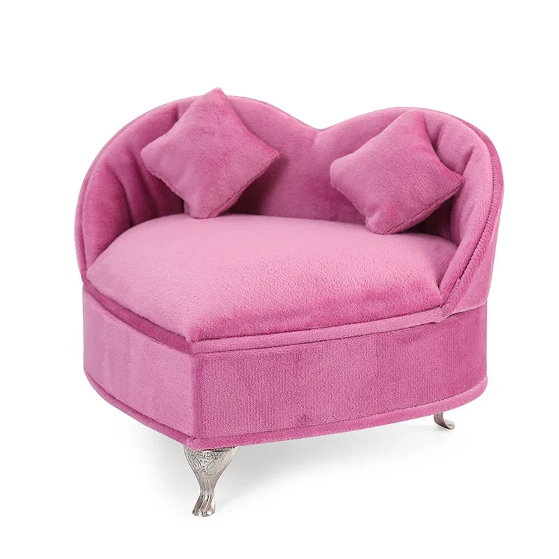 Fashion 1/6 BJD Dolls Sofa Chair BJD Doll Furniture Jewelry Storage Box Dolls Photo Props Dolls Accessories