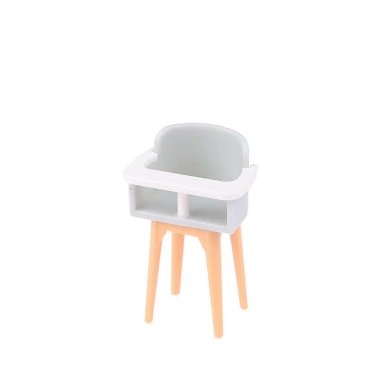 1/12 Dollhouse Baby Bedroom Furniture Accessories Slide/Trojan Horse/Table/ Dining Chair/Bed For Kids Pretend Play Toy