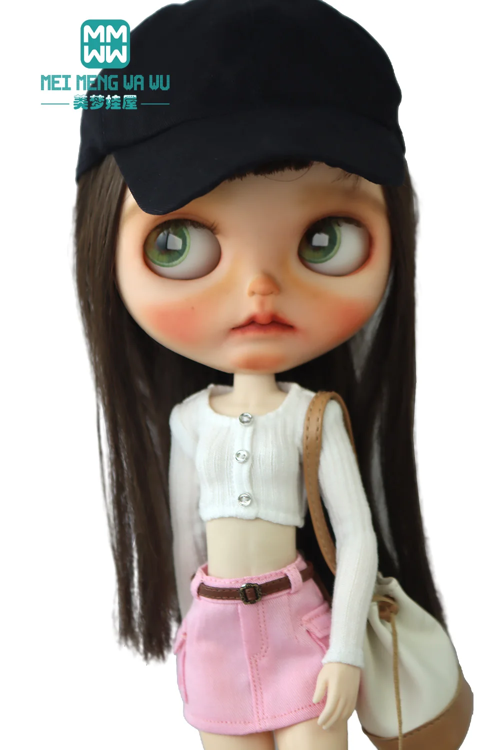 Toys Doll Clothes Fashionable Candy-Colored Knits, Jeans Fit 28cm Blyth OB22 OB24 Doll Accessories Toy Gifts