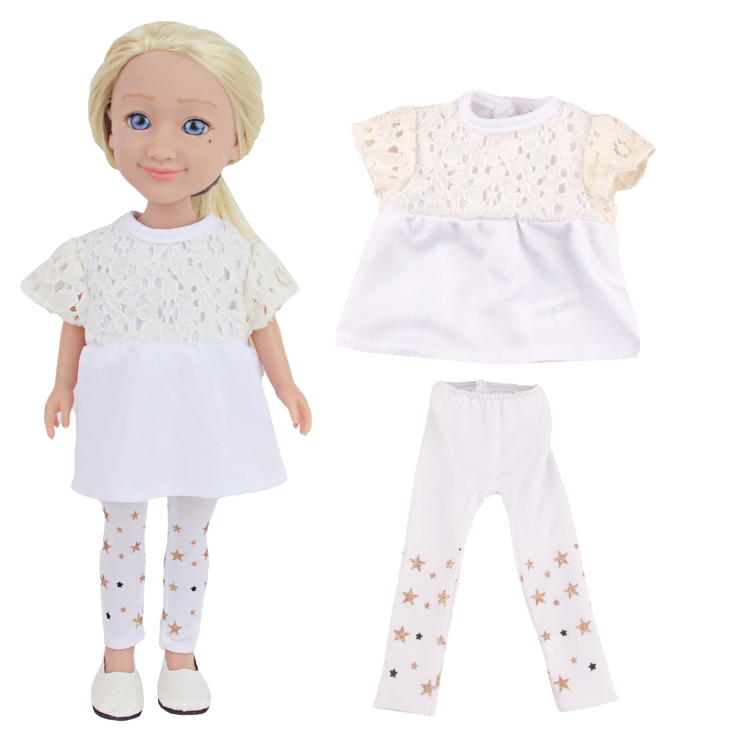 35cm Baby Girl Doll Clothes Dress Skirt Flower Heart Unicorn Doll Clothing For 12 inches American Dolls Accessories Toy DIY Doll