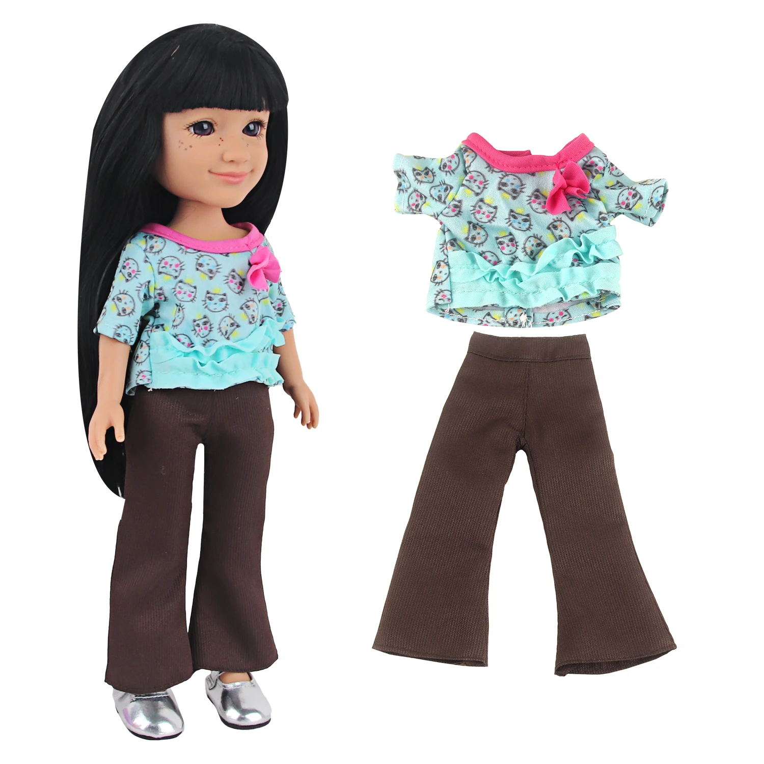 35cm Baby Girl Doll Clothes Dress Skirt Flower Heart Unicorn Doll Clothing For 12 inches American Dolls Accessories Toy DIY Doll