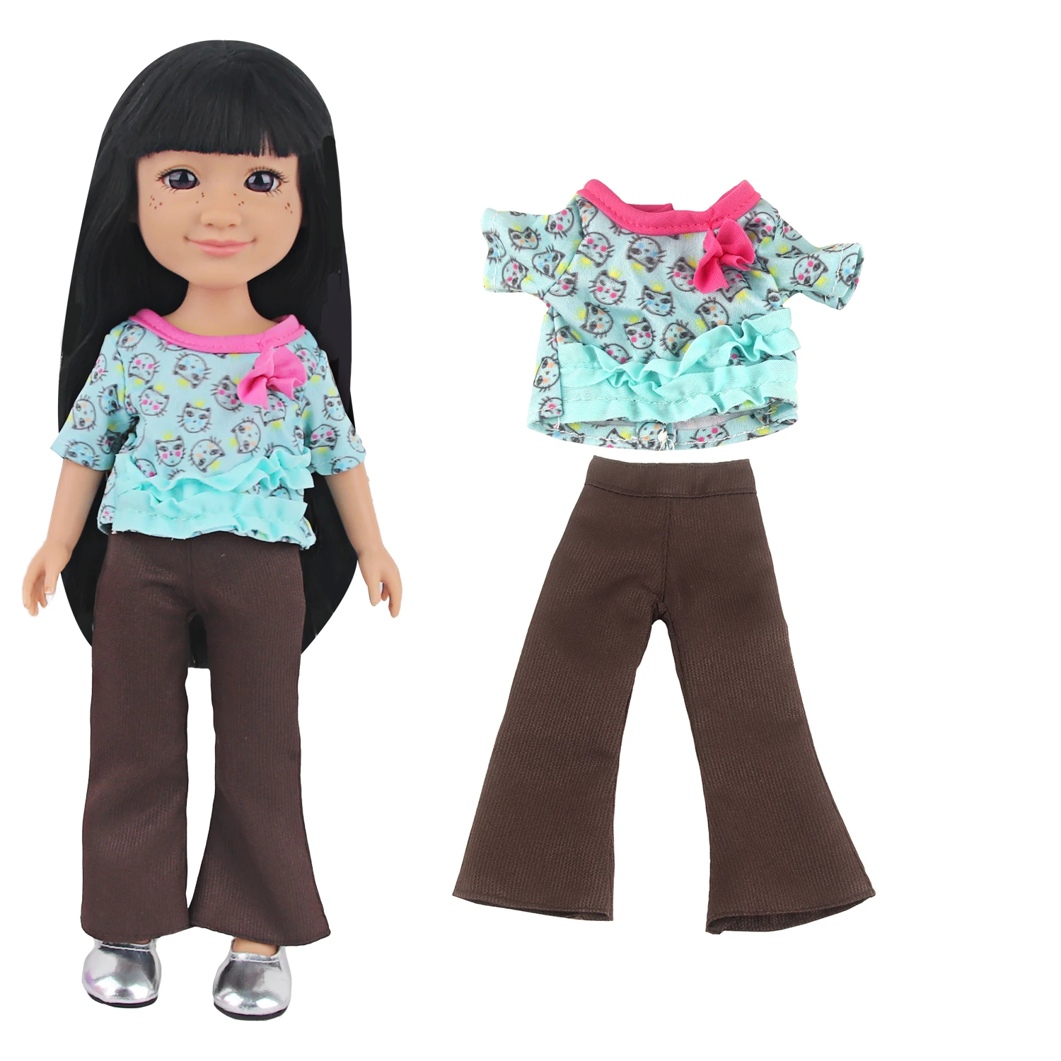 35cm Baby Girl Doll Clothes Dress Skirt Flower Heart Unicorn Doll Clothing For 12 inches American Dolls Accessories Toy DIY Doll
