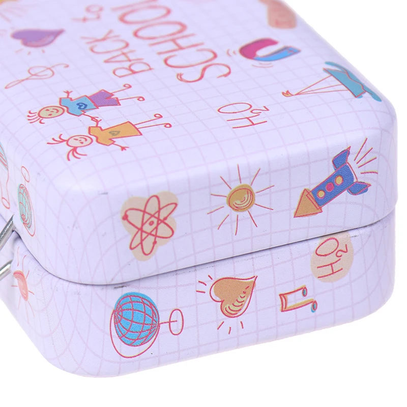 Fashion Metal Mini Suitcase for Dolls Miniature Toys Trunk Dollhouse Decoration