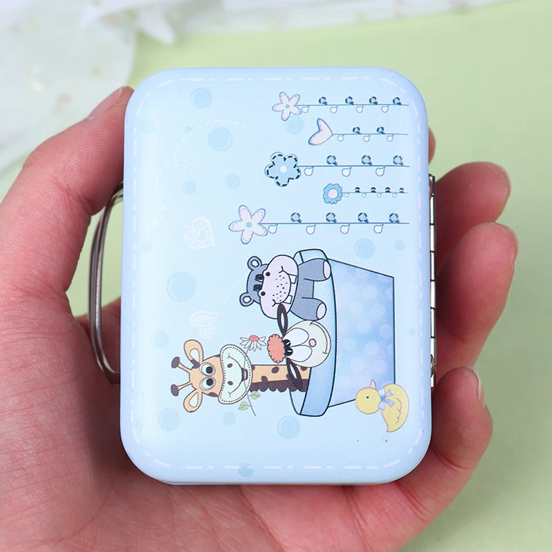 Fashion Metal Mini Suitcase for Dolls Miniature Toys Trunk Dollhouse Decoration