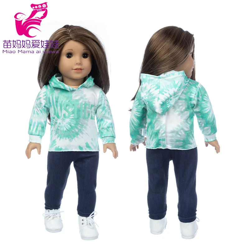 18 Inch American Og Girls Doll Clothes Coat Shirt Lace Skirt 43cm Baby Dolls Dress ChildrenToys Wear