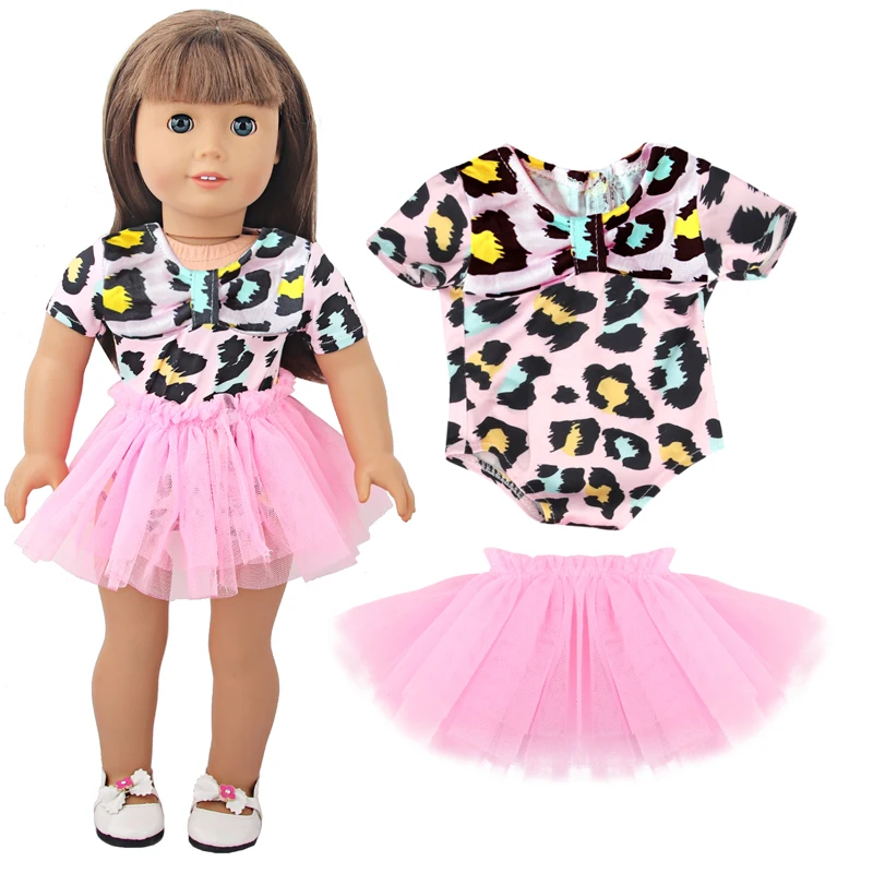 18 Inch American Og Girls Doll Clothes Coat Shirt Lace Skirt 43cm Baby Dolls Dress ChildrenToys Wear