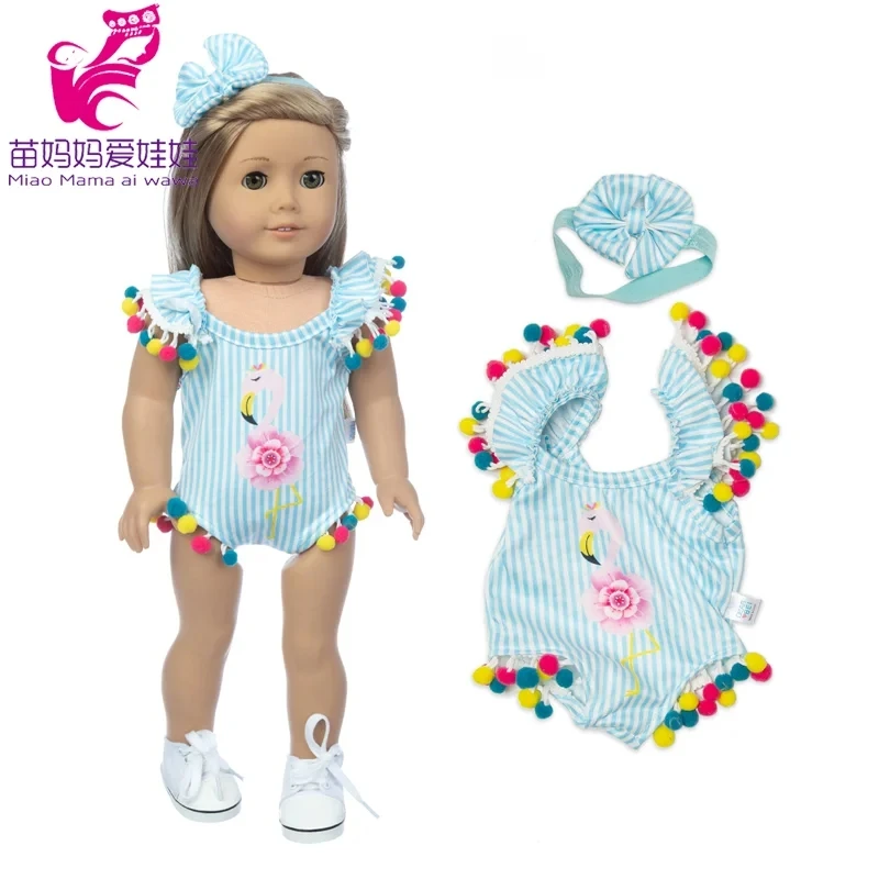 18 Inch American Og Girls Doll Clothes Coat Shirt Lace Skirt 43cm Baby Dolls Dress ChildrenToys Wear
