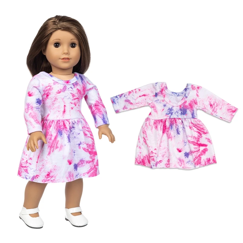 18 Inch American Og Girls Doll Clothes Coat Shirt Lace Skirt 43cm Baby Dolls Dress ChildrenToys Wear